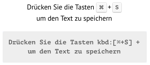 tasten bsp